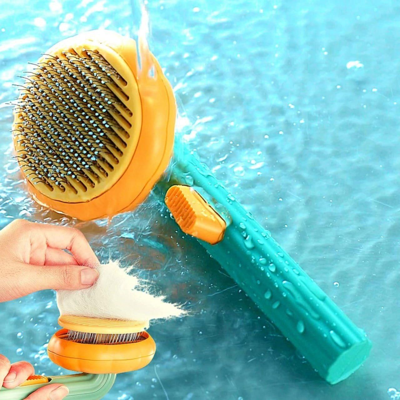 Self-Cleaning Pet Comb for Dogs & Cats | Effortless Grooming Brush