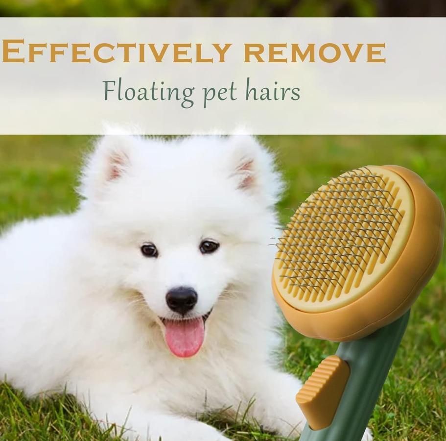 Self-Cleaning Pet Comb for Dogs & Cats | Effortless Grooming Brush